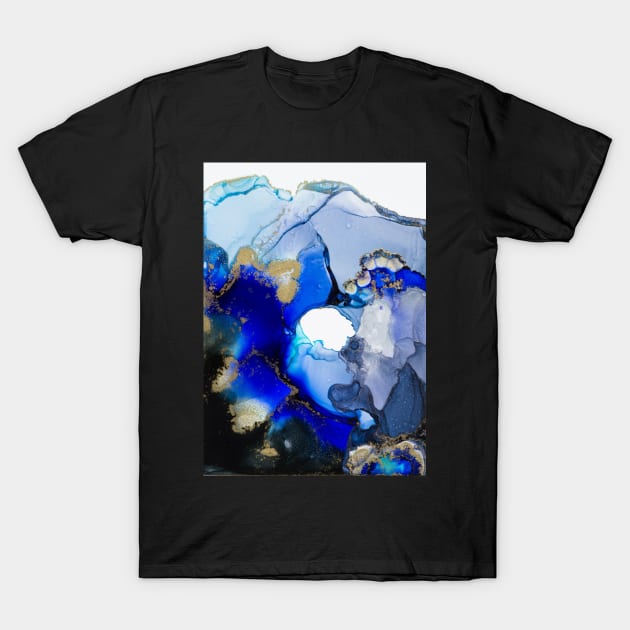 Blue wave T-Shirt by Viviredsonja